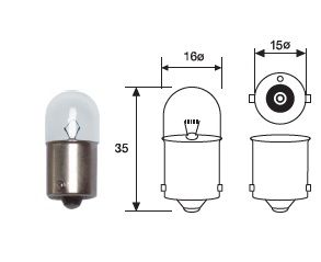 004008100000 - 5008 LAMP.12V 10W